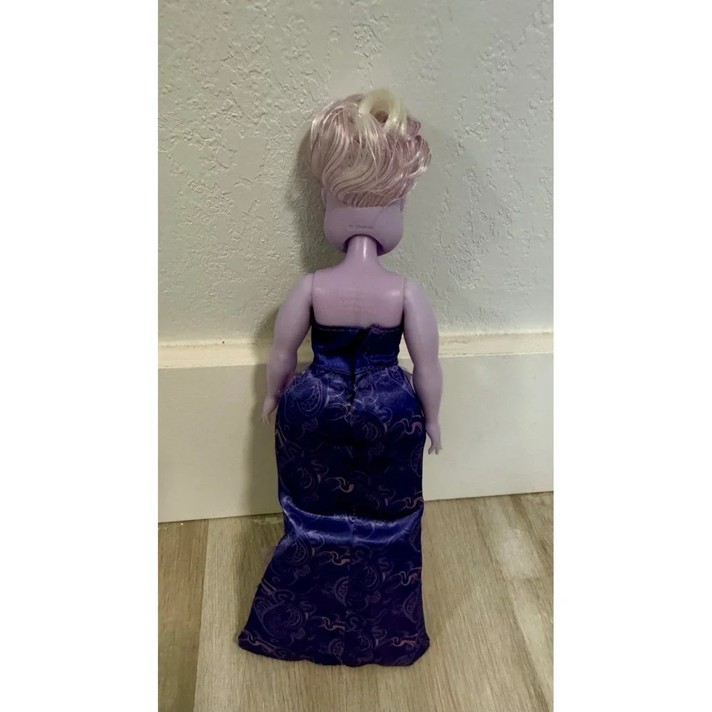 Disney The Little Mermaid Ursula Doll Purple Gown Dress Up Toy Princess Villain